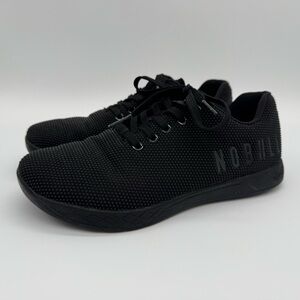 NOBULL Black Lace Up Shoes Women’s Size 9 Men’s Size 7.5